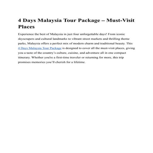 Legoland Tour Package (Day Trip) | PDF