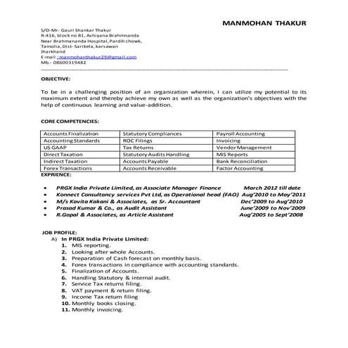 MANMOHAN THAKUR-revised CV