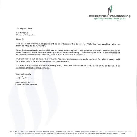 Coordinator reference letter | PDF