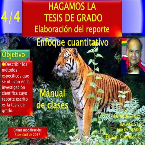 4de4_Hagamos la tesis. Elaboracion del reporte