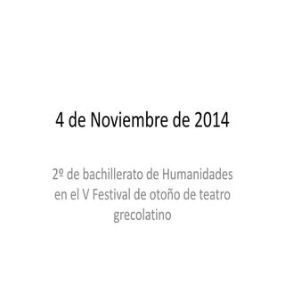 4 de noviembre de 2014