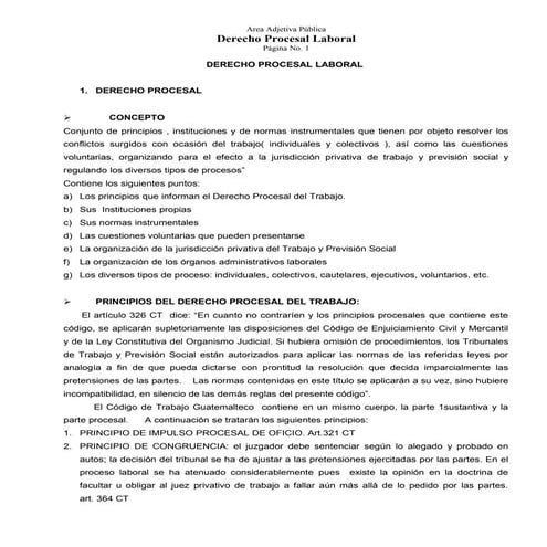 4 derecho procesal laboral