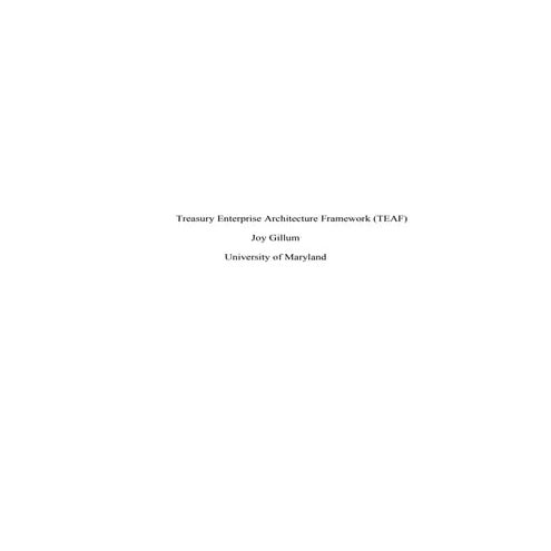 TreasuryEnterpriseArchitecture