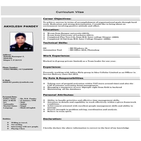 MY CV | DOC