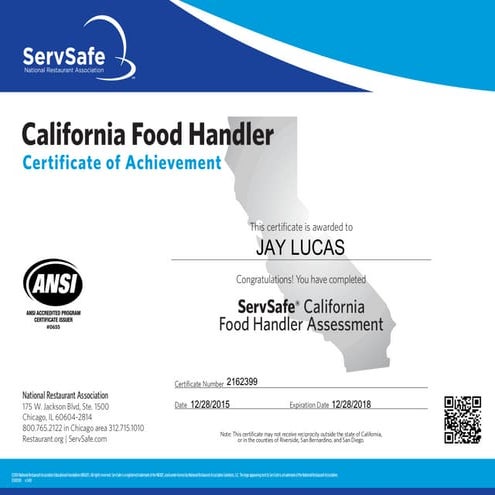 Food Handler | PDF