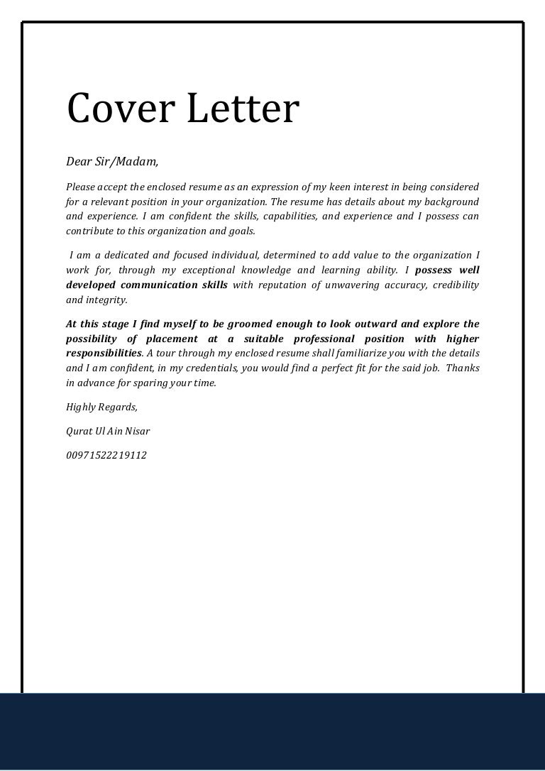 resume My Enclosed Resume qurat cv