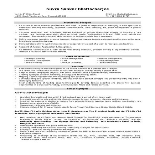 Career Accomplishments