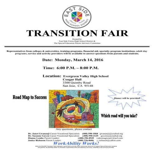 Transition Fair Flyer 2016 Dinner | PDF