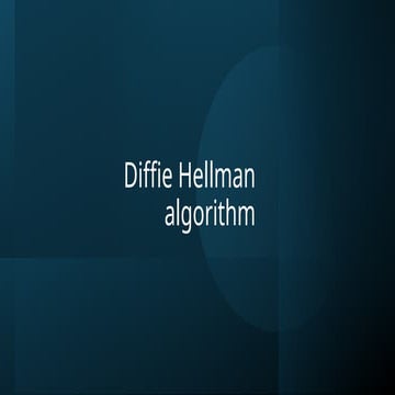 4_Diffie Hellman algorithm for graduates.pptx