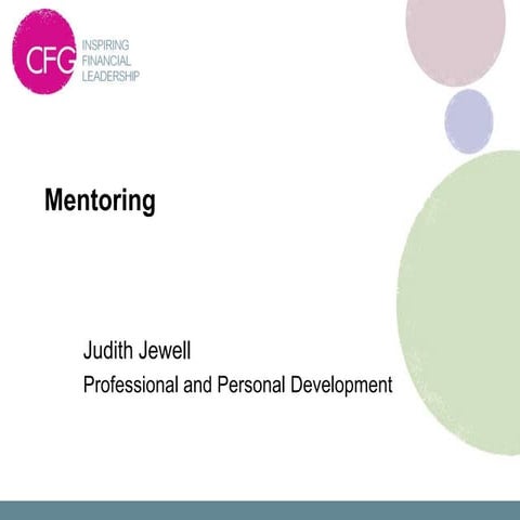 4D - Mentoring - Judith Jewell