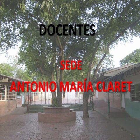 DOCENTES SEDE CLARET