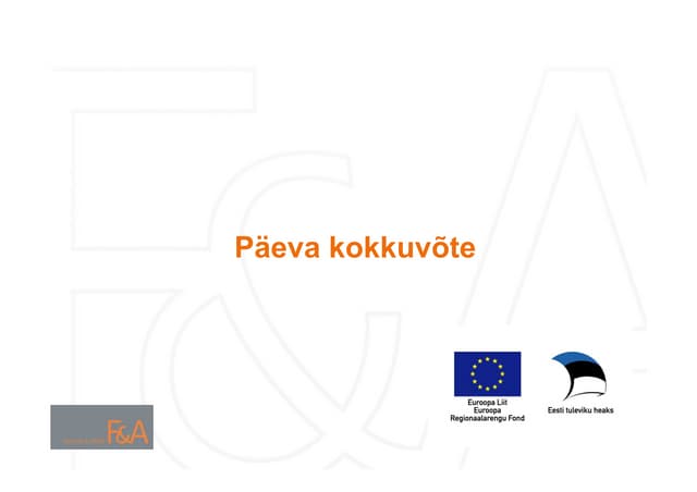 Päeva kokkuvõte 