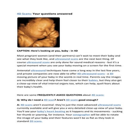 4D scans - your questions answered | PDF