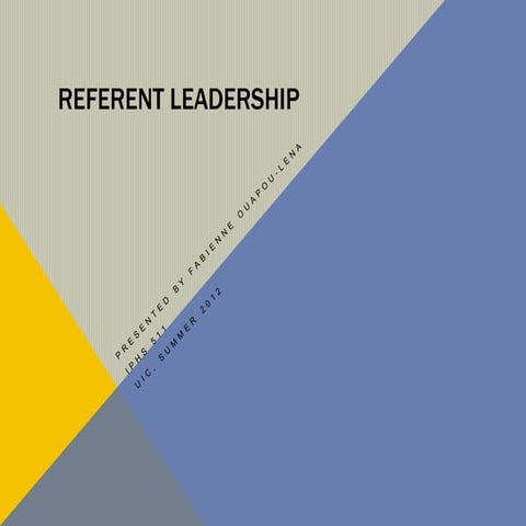 Referent leadership | PPTX