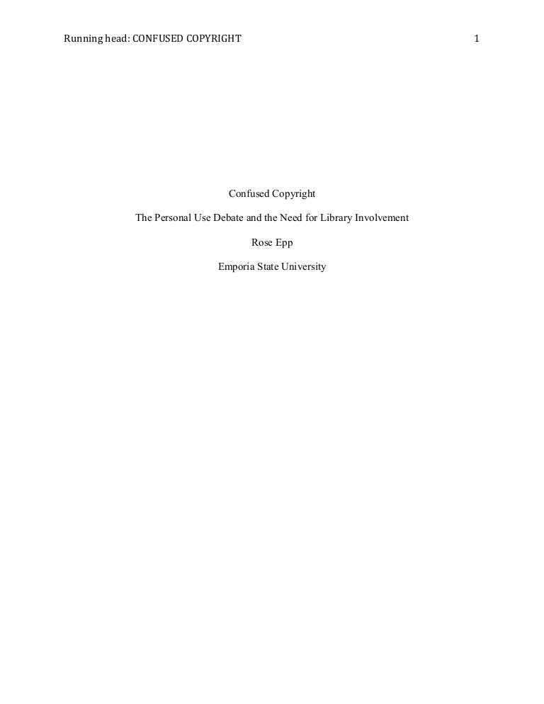 research paper about copyright