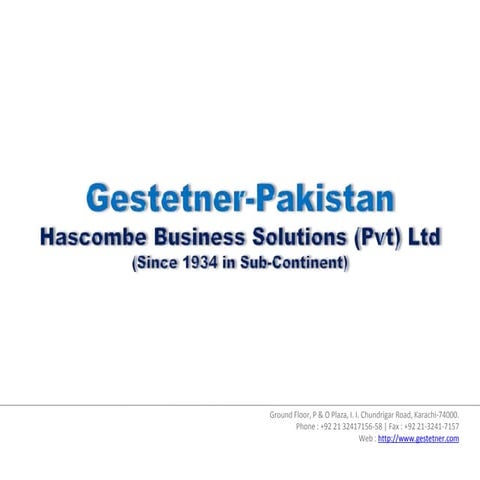 HBSL - Presentation for Educational Institutions March-2016