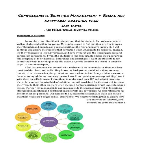 ComprehensiveBehaviorManagementSocialandEmotionalLearningPlan