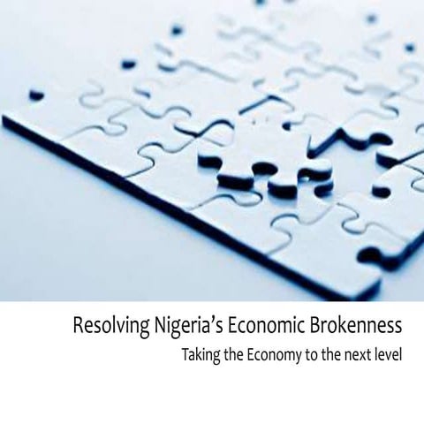 Nigeria- Key Issues and Economic Stablizers