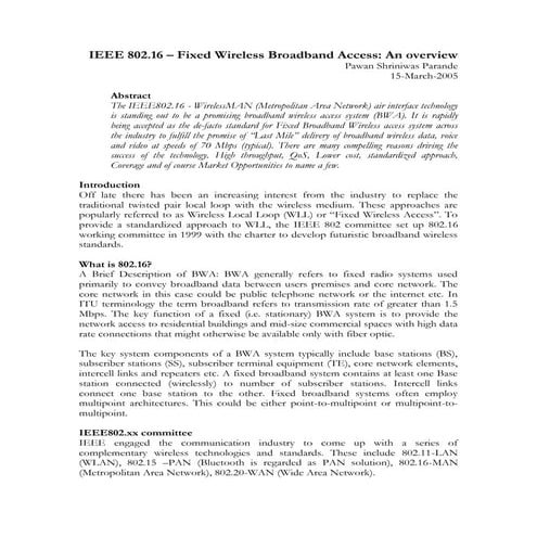 IEEE802.16-Anoverview