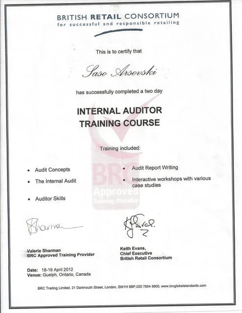 HACCP FSEP Training | PDF