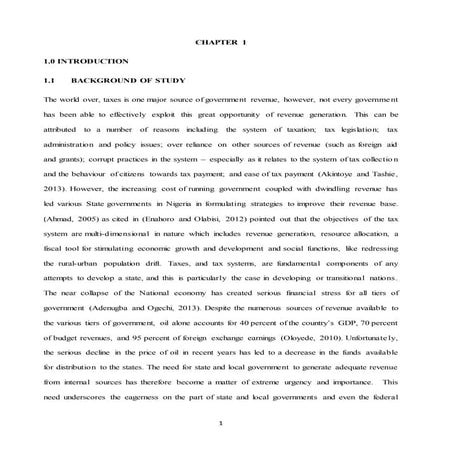 An Assessment of revenue generation drive of Lagos state government through e...
