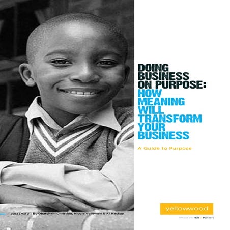 Doing Business on Purpose - Yellowwood (download version)