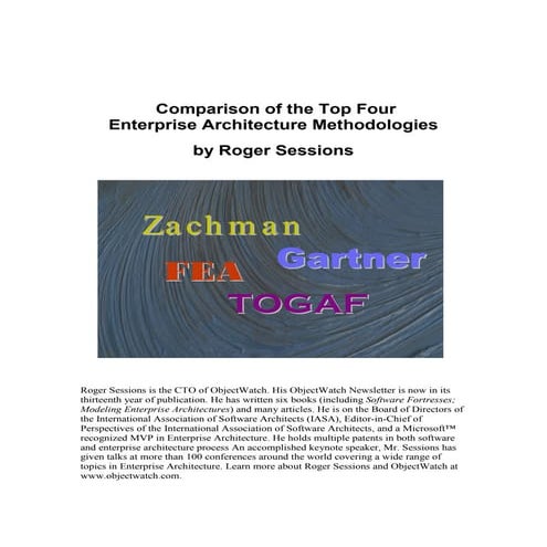 IntelliSense EA Practice - EA Framework Comparison