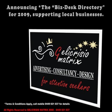 G-Matrix 1PRESENTATION of THE BIZ-DESK DIRECTORY 09’ (2)