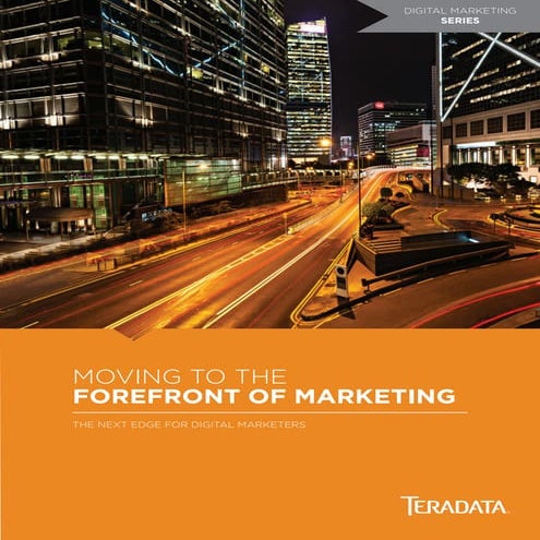 Moving_To_The_Forefront Teradata white paper