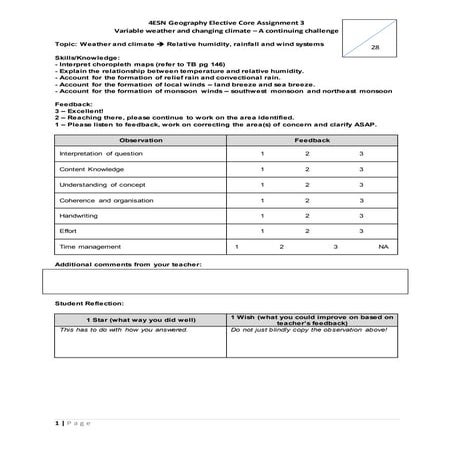 4E Term 1 Core assignment 3