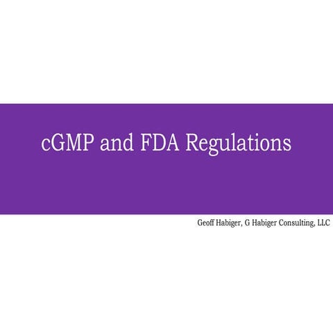 FDA Regulations