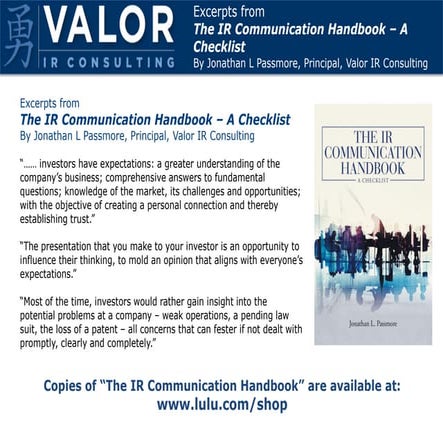 Valor IR Excerpts