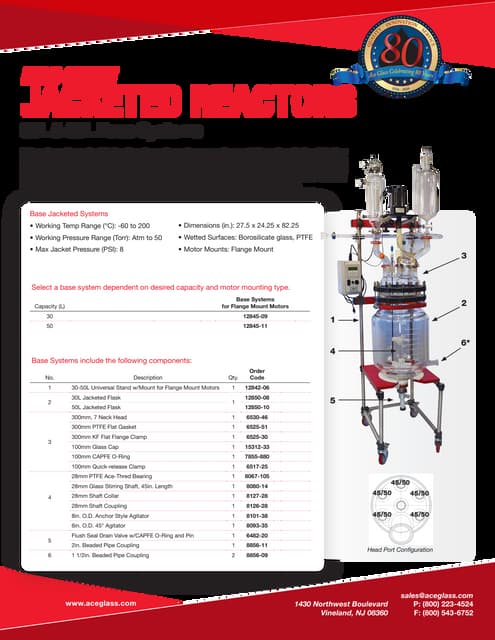 F1014R 30L-50L jacketed systems