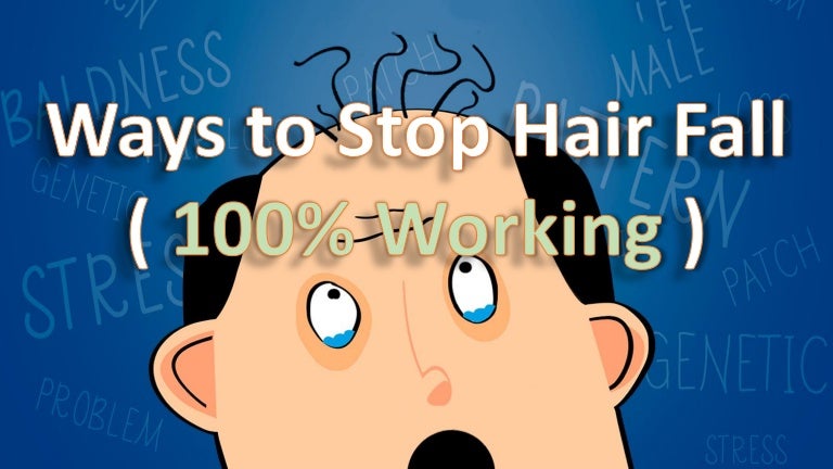 4 Effective Ways To Stop Hair Loss Prevent Hair Fall Male Pattern