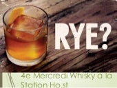 4e mercredi whisky à la station ho
