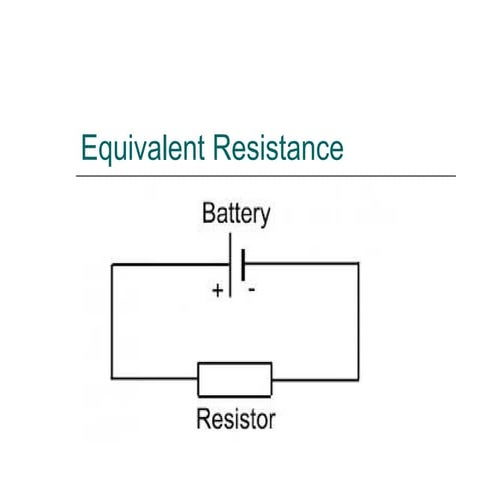Equivalent resistance