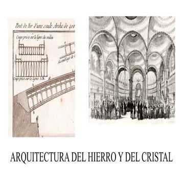 4º ESO, Arquitectura del Hierro y del Cristal