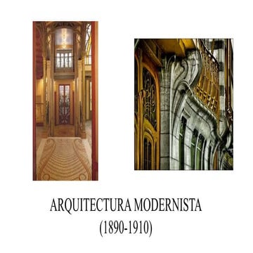 4º ESO, Arquitectura Modernista