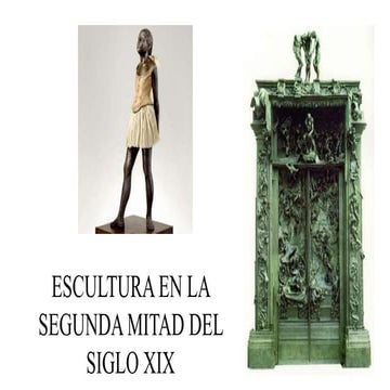 4º ESO, Escultura en la segunda mitad del siglo XIX