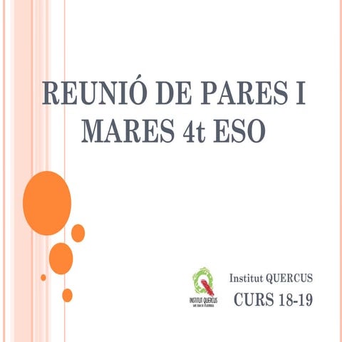 reunio pares i mares 4 eso