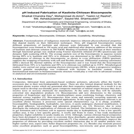 A simple and effective method for preparation of chitosan from chitin | PDF