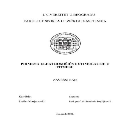 Primena EMS u fitnesu