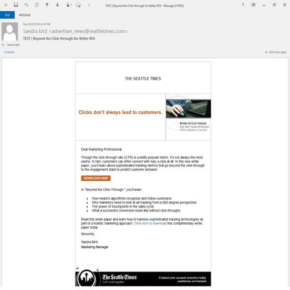 Beyond the Click Through