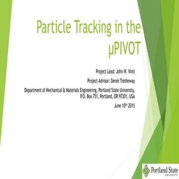 John W. Vinti Particle Tracker Final Presentation