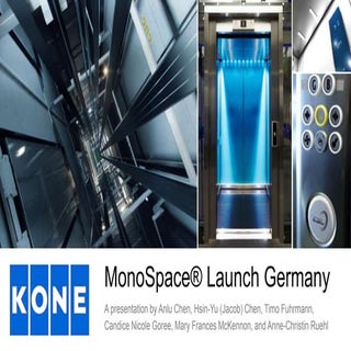 Kone Monospace Launch Group Present...