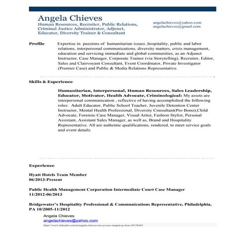 A. Chieves CV