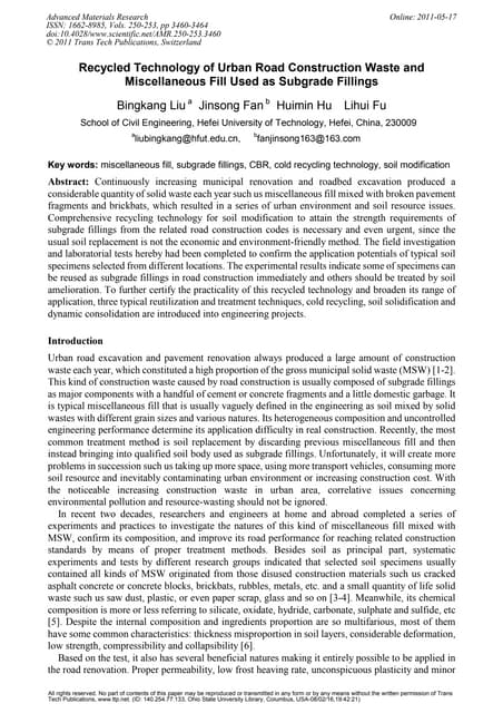 IRJET- Utilization of Reclaimed Asphalt Pavement and Ceramic Waste in ...