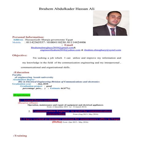 Communication-Engineer-CV | DOC
