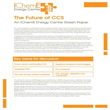 The Role of Carbon Capture Storage (CCS) and Carbon Capture Utilization ...