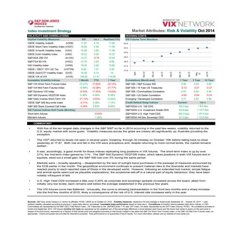 Risk & Volatility Index Dashboard